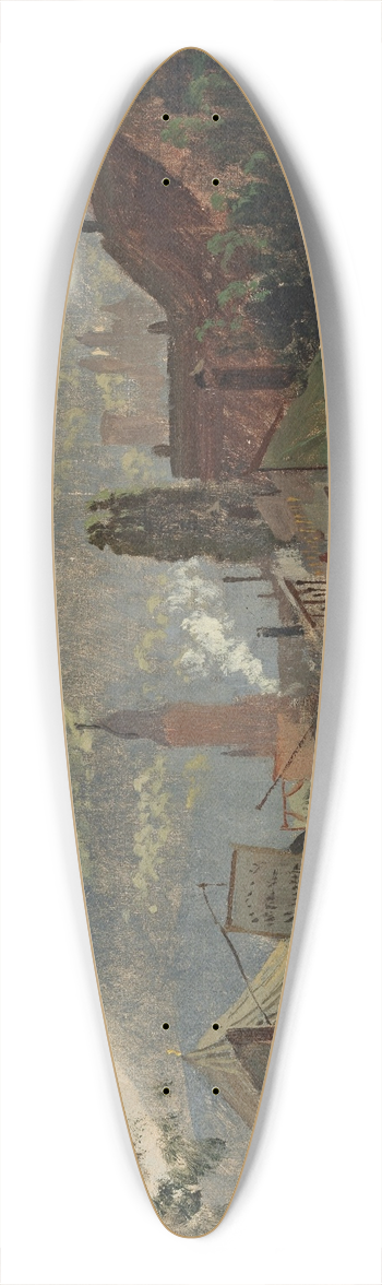 Karl Weysser - Herbstmesse auf dem Jubilumsplatz in Heidelberg 39.3 inch art pintail longboard deck