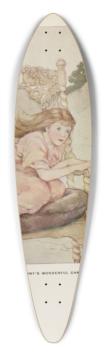 Katharine Pyle - Grannys Wonderful Chair 39.3 inch art pintail longboard deck