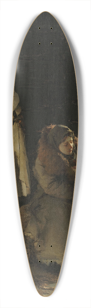 Kazimierz Alchimowicz - On the way to exile 39.3 inch art pintail longboard deck