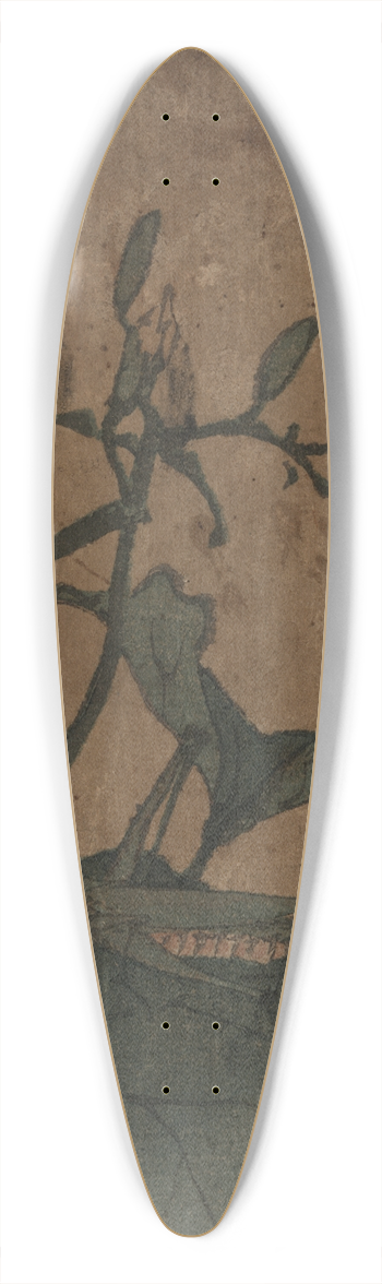 Keisai Eisen - Batta 39.3 inch art pintail longboard deck