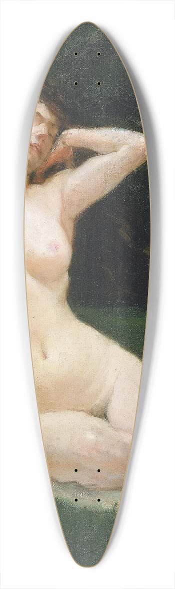 Kenyon Cox - Study for Evening 39.3 inch art pintail longboard deck