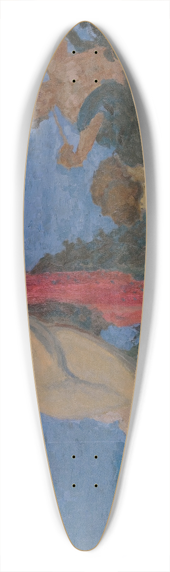 Ker Xavier Roussel - t En Mediterrane 39.3 inch art pintail longboard deck