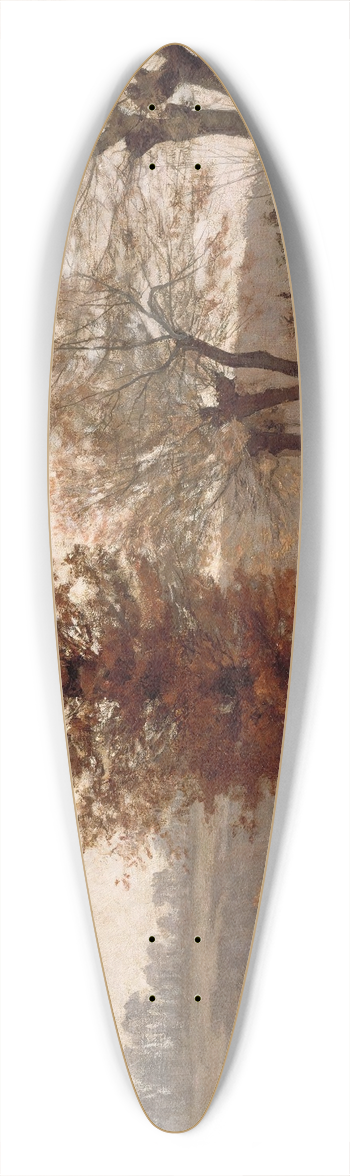 Kitty Kielland - Untitled 39.3 inch art pintail longboard deck