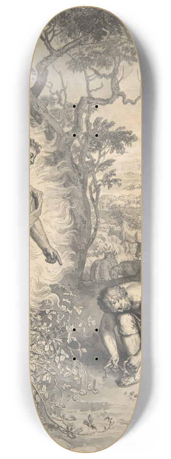 Gerard Hoet - Moses and the Burning Bush 8.25 inch art skate deck