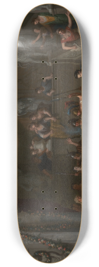 Gerard Hoet - The Death of Cleopatra 8.25 inch art skate deck