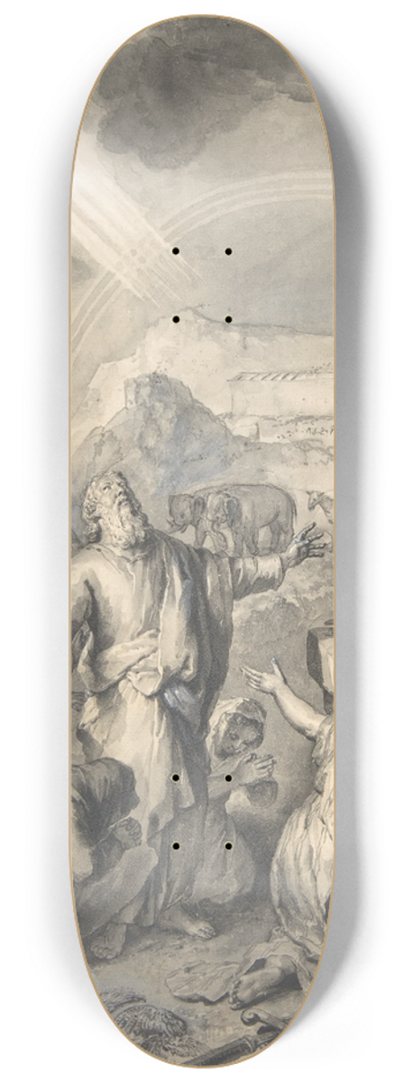 Gerard Hoet - The Sacrifice of Noah 8.25 inch art skate deck
