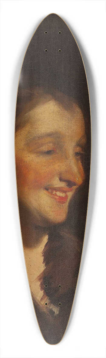 Konrad Krzyanowski - Potrait of Mrs. Cumpft-Janowicz 39.3 inch art pintail longboard deck