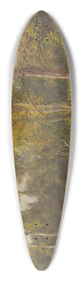 Konrad Petrides - Waldlandschaft 39.3 inch art pintail longboard deck