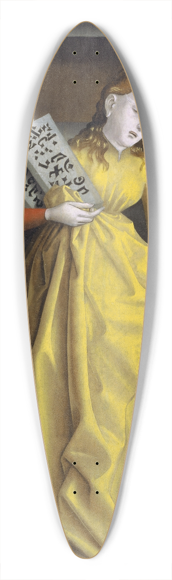 Konrad Witz - Synagogue 39.3 inch art pintail longboard deck