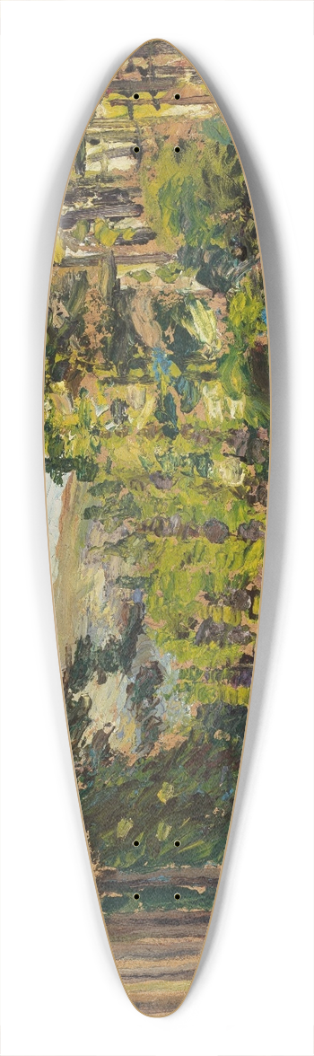 Konstantin Alexeevich Korovin - Siberian landscape 39.3 inch art pintail longboard deck