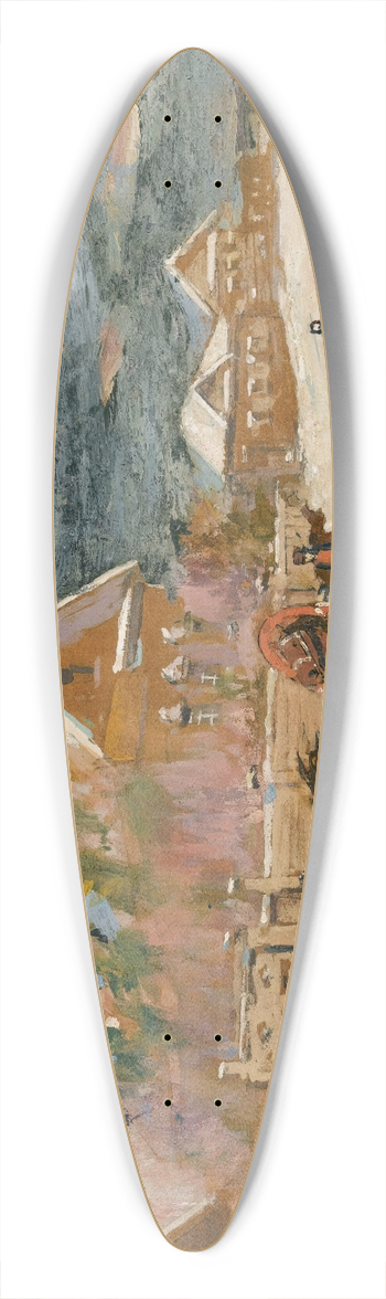 Konstantin Alexeevich Korovin - Winter Landscape 39.3 inch art pintail longboard deck