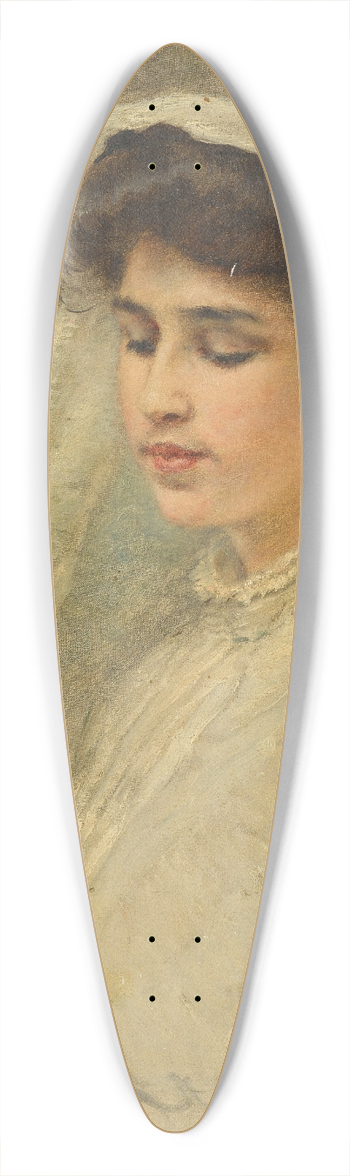 Konstantin Egorovich Makovsky - Woman Reading 39.3 inch art pintail longboard deck
