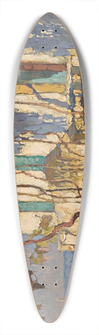 Konstantin Ivanovich Gorbatov - Resting In The Shade, Capri 39.3 inch art pintail longboard deck
