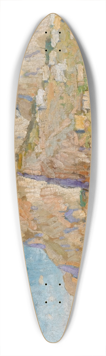 Konstantin Ivanovich Gorbatov - View Of Monte Solaro, Capri 39.3 inch art pintail longboard deck
