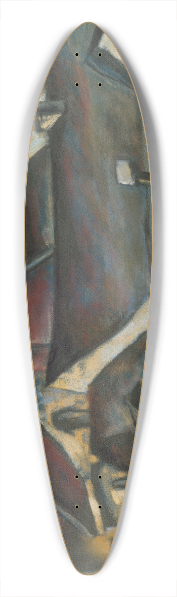 Kontantn Bauer - Koick strechy 39.3 inch art pintail longboard deck