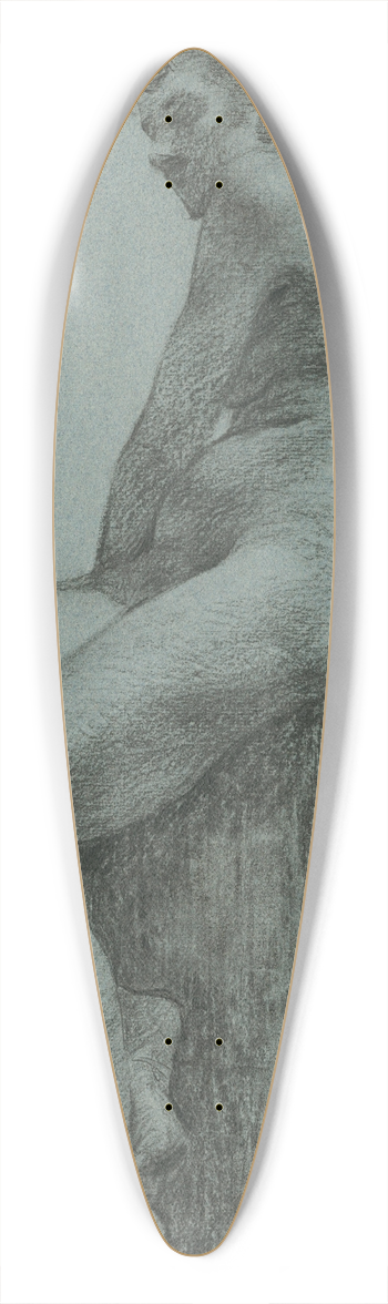 kos Aranyossy - tdia aktu sediacej eny 39.3 inch art pintail longboard deck