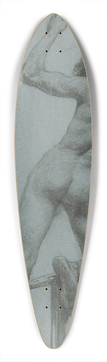 kos Aranyossy - tdia stojaceho enskho aktu 39.3 inch art pintail longboard deck