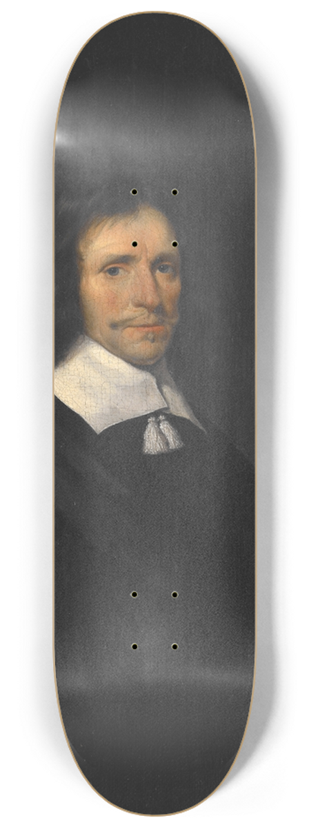 Gerard ter Borch - Portrait of a Man 8.25 inch art skate deck