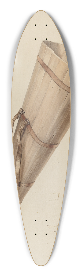 Kurt Melzer - Vinyard Basket 39.3 inch art pintail longboard deck