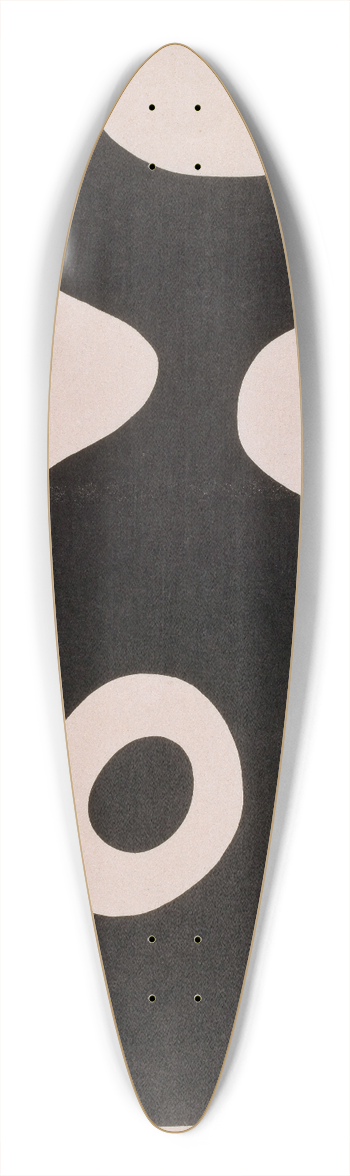 Kurt Schwitters - Die Nabelflasche 39.3 inch art pintail longboard deck