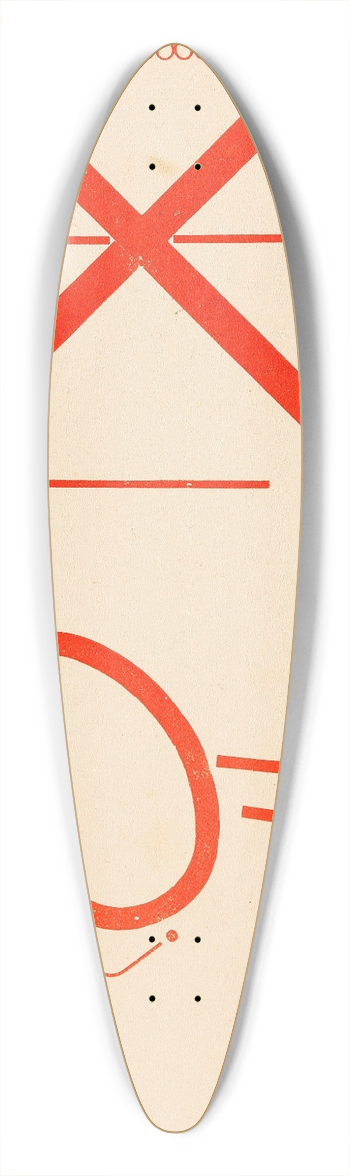 Kurt Schwitters - Die Scheuche 39.3 inch art pintail longboard deck