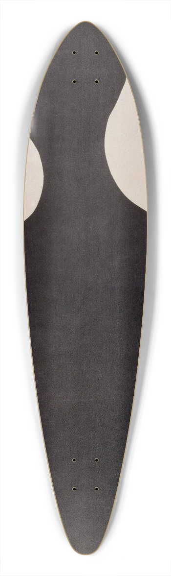 Kurt Schwitters - Eierschlger 39.3 inch art pintail longboard deck