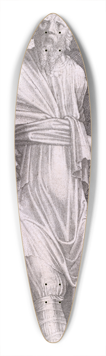 Lambert Suavius - Saint Bartholomew 39.3 inch art pintail longboard deck