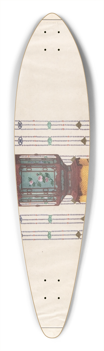 Lam Qua - Design for Hall Lamp No.9 39.3 inch art pintail longboard deck