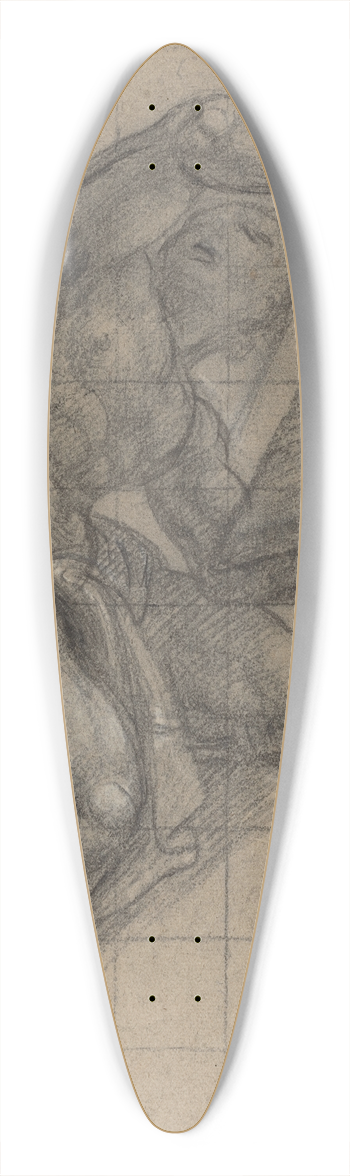 Lattanzio Gambara - Study for a Prophet 39.3 inch art pintail longboard deck
