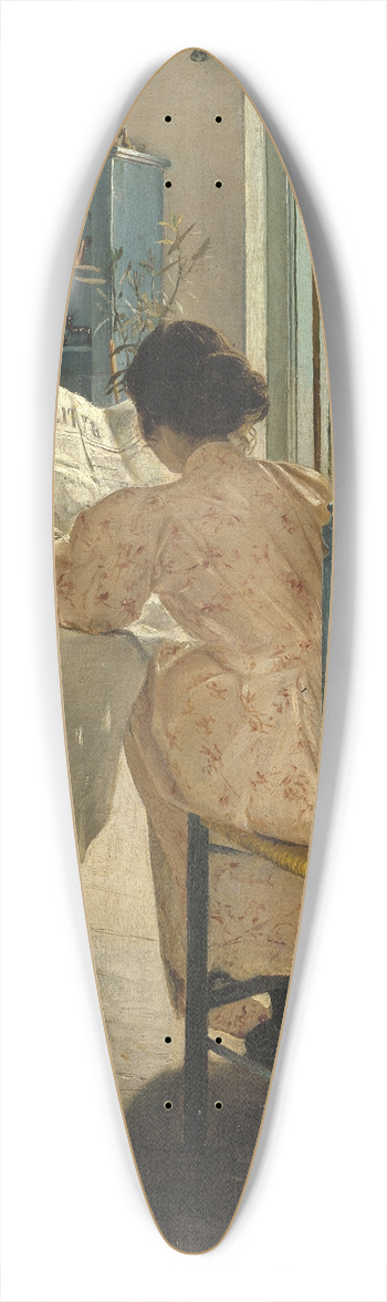Laurits Andersen Ring - At Breakfast 39.3 inch art pintail longboard deck
