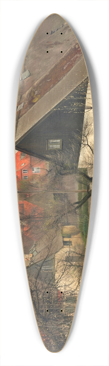 Laurits Andersen Ring - Sankt Jrgensbjerg 39.3 inch art pintail longboard deck