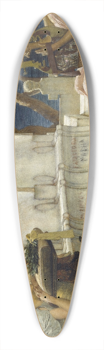 Lawrence Alma-Tadema - Sappho and Alcaeus 39.3 inch art pintail longboard deck