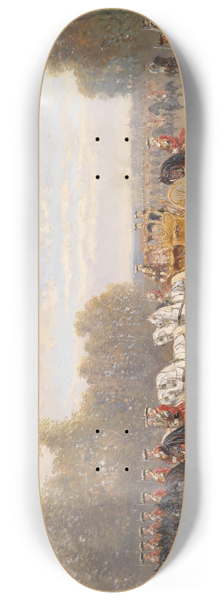 Alexander Von Bensa - Groe herrschaftliche Ausfahrt 8.25 inch art skate deck