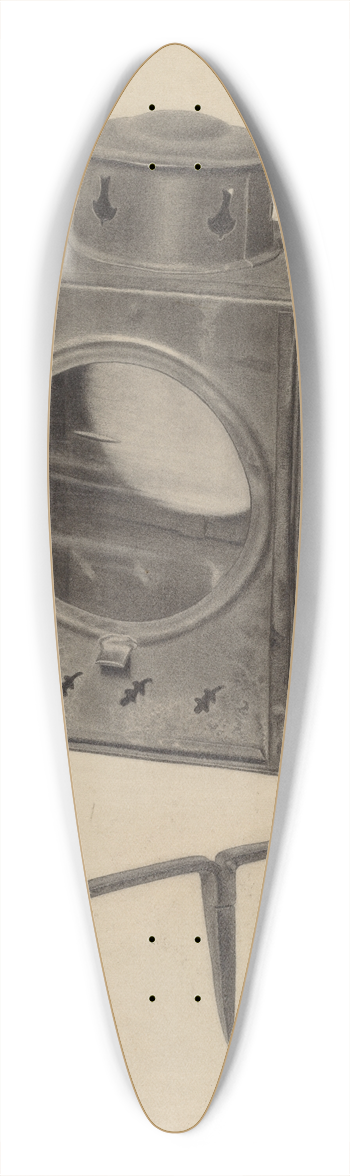 Lazar Rubinstein - Square Lantern 39.3 inch art pintail longboard deck
