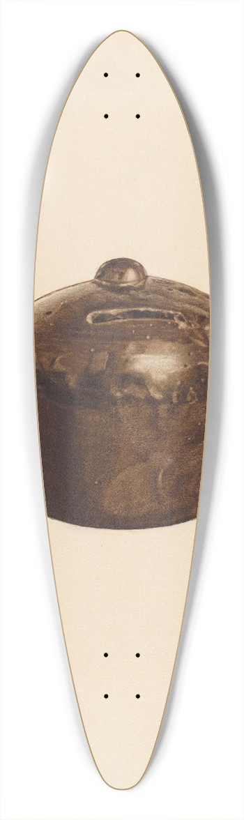 Lee Brown - Pottery Bank 39.3 inch art pintail longboard deck