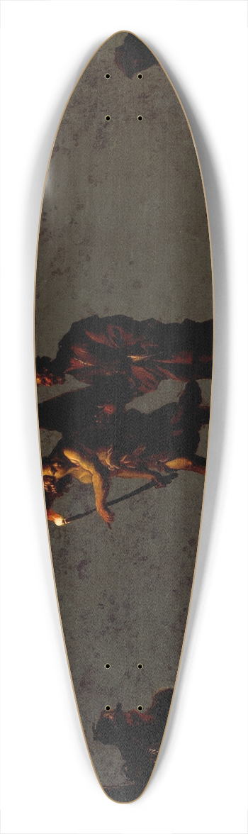 Leonaert Bramer - The Liberation of Saint Peter 39.3 inch art pintail longboard deck