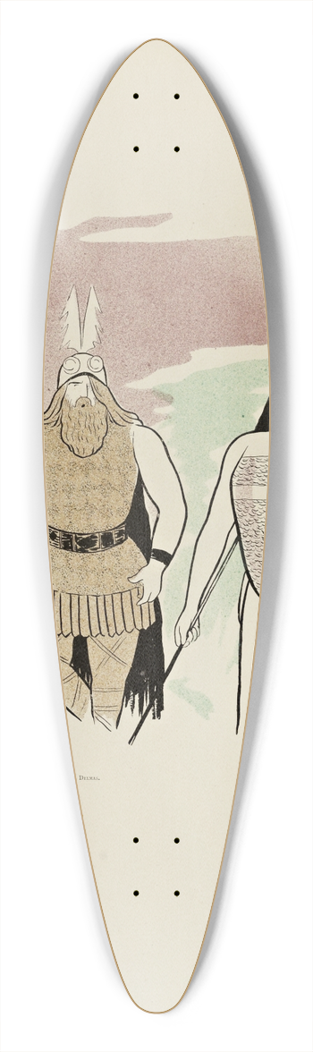 Leonetto Cappiello - 70 dessins de Cappiello Pl.20 39.3 inch art pintail longboard deck