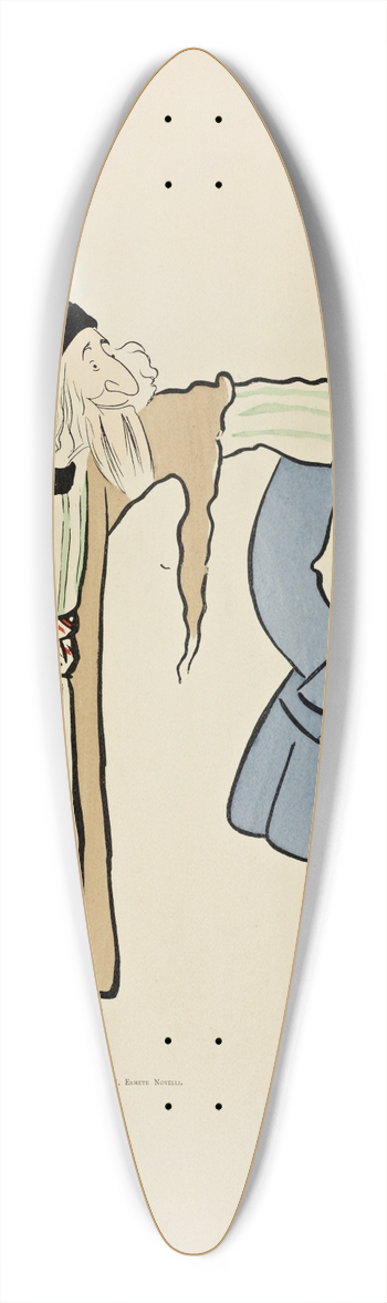 Leonetto Cappiello - 70 dessins de Cappiello Pl.59 39.3 inch art pintail longboard deck