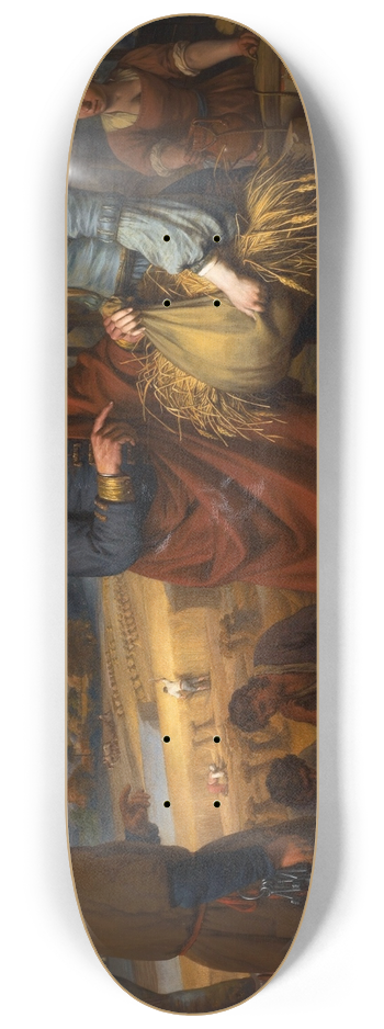 Gerbrand van den Eeckhout - Rurh And Boaz 8.25 inch art skate deck