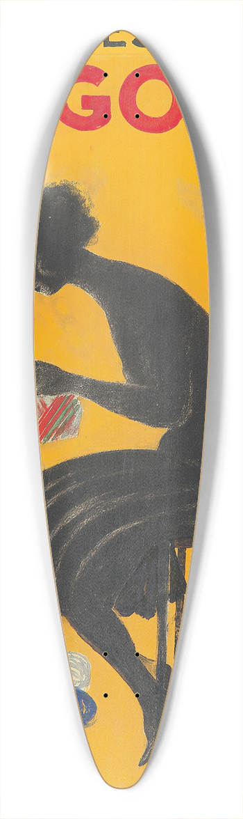 Leonetto Cappiello - Laines du Pingouin 39.3 inch art pintail longboard deck