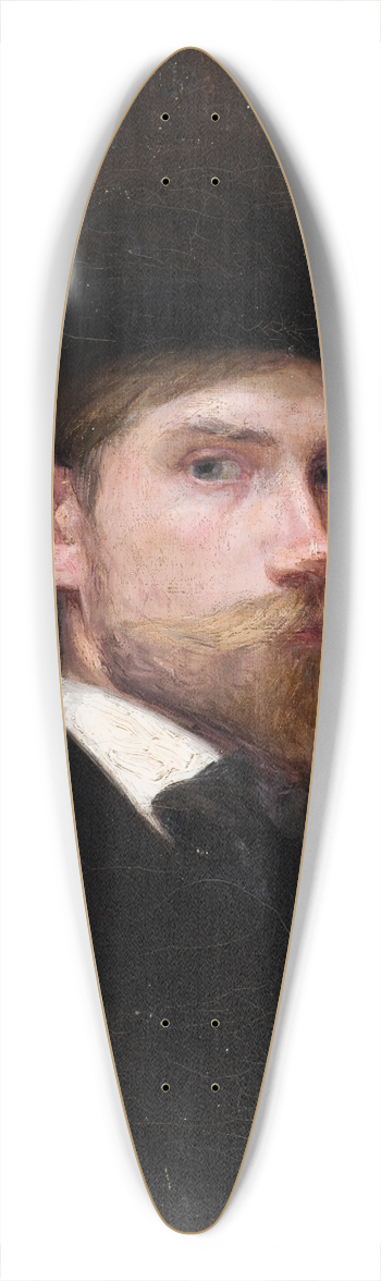 Leon Kowalski - Self-Portrait 39.3 inch art pintail longboard deck