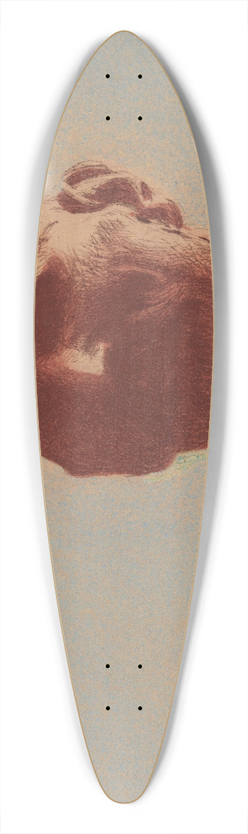 Leon Wyczkowski - Autoportret 39.3 inch art pintail longboard deck