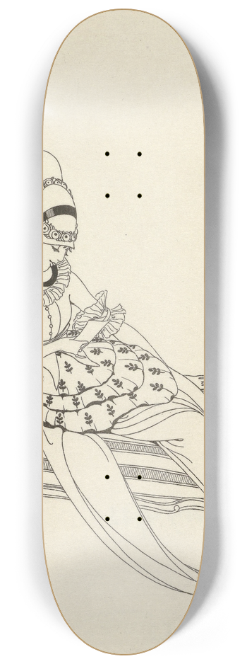 Gerda Wegener - Journal des Dames et des Modes, Costumes Parisiens, 1914, No. 162 8.25 inch art skate deck