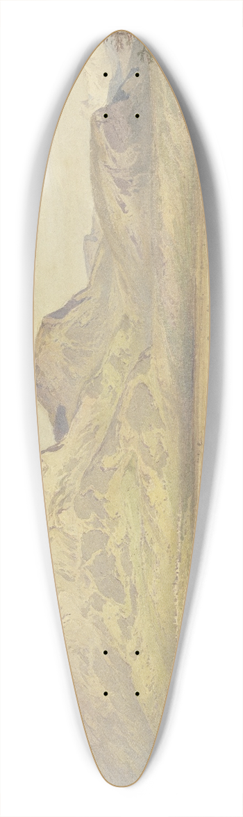 Leopold Rottmann - At the Lake Lucerne 39.3 inch art pintail longboard deck