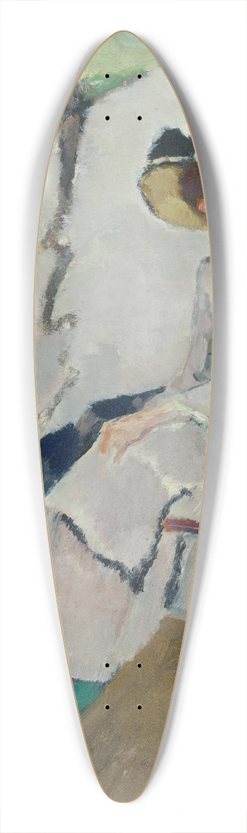 Leo Putz - Gray Autumn Day 39.3 inch art pintail longboard deck