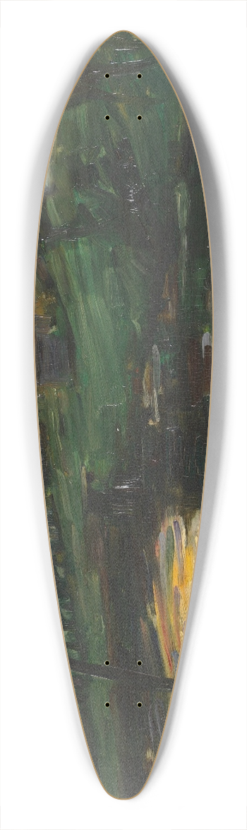 Leo Putz - Landschaft an den Osterseen 39.3 inch art pintail longboard deck