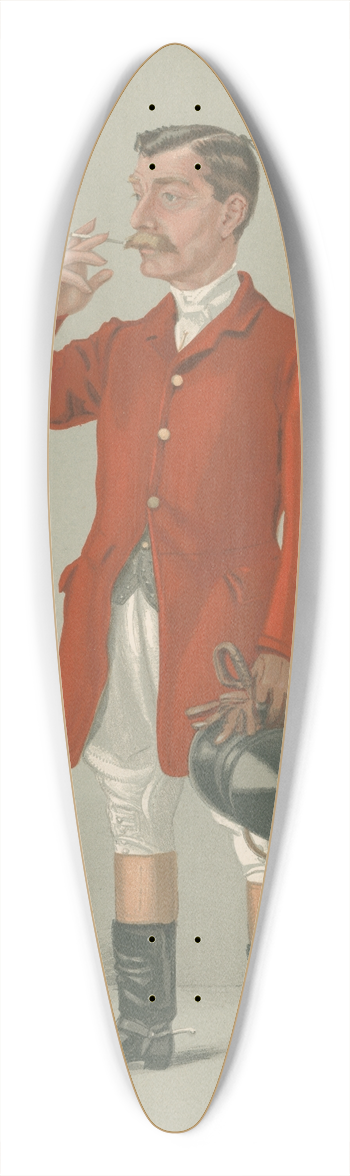 Leslie Matthew Ward - Fox Hunters. a hard rider. Mr. Athur James. 26 May 1904 39.3 inch art pintail longboard deck