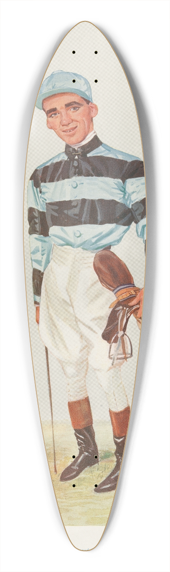 Leslie Matthew Ward - Jockeys; Bernard, Bernard Dillon, September 12, 1906 39.3 inch art pintail longboard deck