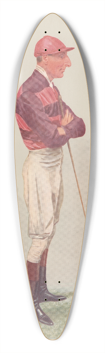 Leslie Matthew Ward - Jockeys; Mr. George, Mr. George James Thursby, December 18, 1907 39.3 inch art pintail longboard deck