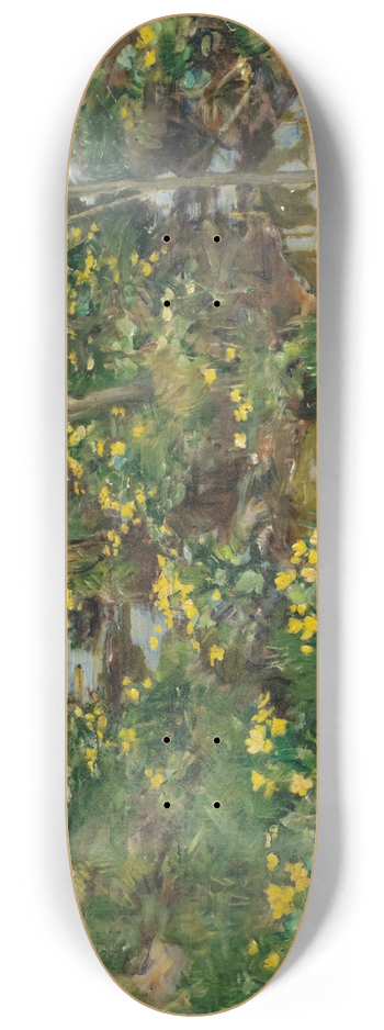 Gerhard Munthe - Norwegian Marigolds 8.25 inch art skate deck